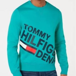 NWT Tommy Hilfiger Denim Men’s Aqua Sweatshirt
